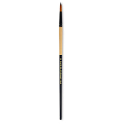 Dynasty Black Gold Brush - Fine Round, Long Handle, Size 20