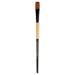 Dynasty Black Gold Brush - Flat, Long Handle, Size 10