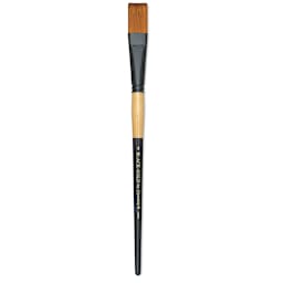 Dynasty Black Gold Brush - Flat, Long Handle, Size 12
