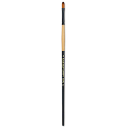 Dynasty Black Gold Brush - Filbert, Long Handle, Size 3