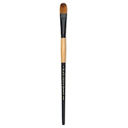 Dynasty Black Gold Brush - Filbert, Long Handle, Size 10