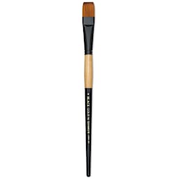 Dynasty Black Gold Brush - Bright, Long Handle, Size 12