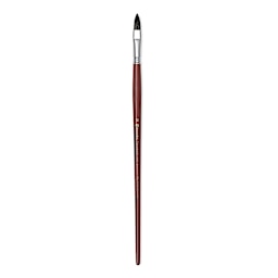 Escoda Black Sable Oil Brush - Filbert, Size 0