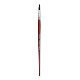 Escoda Black Sable Oil Brushes - Round Brush upright
