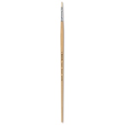 Escoda Clasico Chungking White Bristle Brush - Filbert, Long Handle, Size 4