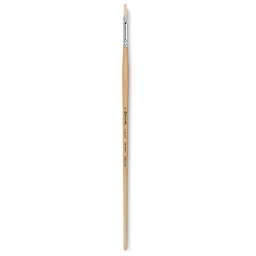 Escoda Clasico Chungking White Bristle Brush - Filbert, Long Handle, Size 6