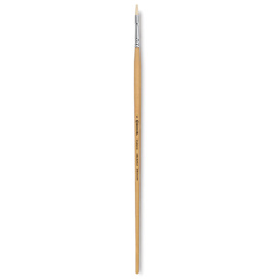 Escoda Clasico Chungking White Bristle Brush - Flat, Long Handle, Size 4