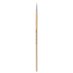 Escoda Clasico Chungking White Bristle Brush - Round, Long Handle, Size 1