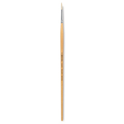 Escoda Clasico Chungking White Bristle Brush - Round, Long Handle, Size 4