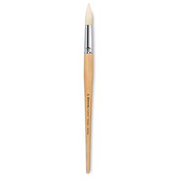 Escoda Clasico Chungking White Bristle Brush - Round, Long Handle, Size 20