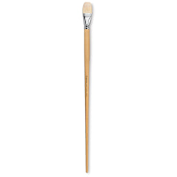 Escoda Clasico Chungking White Bristle Brush - Bright, Extra Long Handle, Size 30