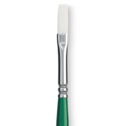 Princeton Synthetic Bristle Brush - Flat, Size 2 close up