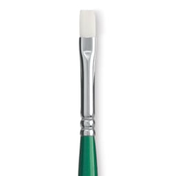 Princeton Synthetic Bristle Brush - Bright, Size 2 close up