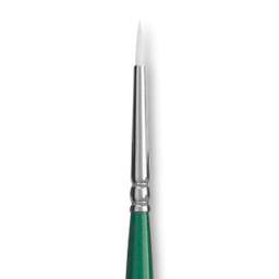 Princeton Synthetic Bristle Brush - Round, Size 2/0 close up