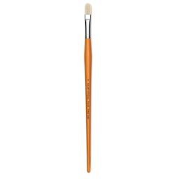 Isabey Chungking Interlocking Bristle Brush - Filbert, Long Handle, Size 5