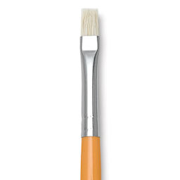 Isabey Chungking Interlocking Bristle Brush - Bright, Long Handle, Size 2 close up