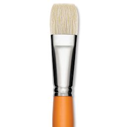 Isabey Chungking Interlocking Bristle Brush - Bright, Long Handle, Size 14 close up