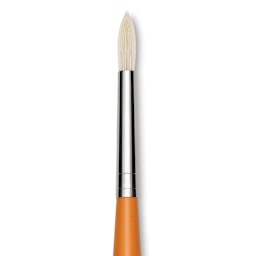 Isabey Chungking Interlocking Bristle Brush - Round, Long Handle, Size 3 close up
