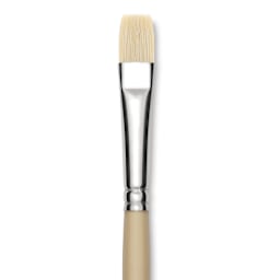 Robert Simmons Signet Bristle Brush - Bright, Long Handle, Size 6