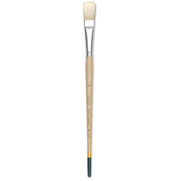 Robert Simmons Signet Brush - Flat, Long Handle, Size 10