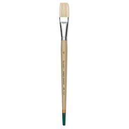Robert Simmons Signet Brush - Flat, Long Handle, Size 12