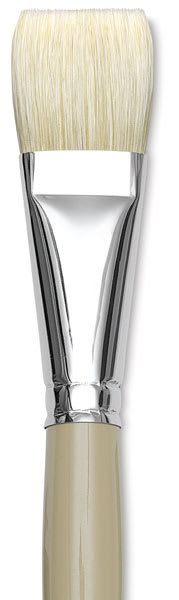 Robert Simmons Signet Bristle Brush - Broad, Size 14 Close-up