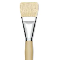 Robert Simmons Signet Bristle Brush - Broad, Long Handle, Size 20 close up