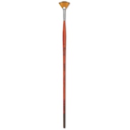 Raphaël Golden Kaërell Brush - Fan, Long Handle, Size 4