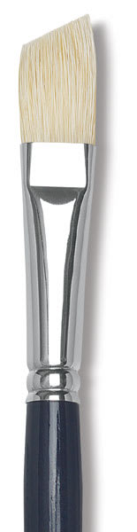 Princeton Ashley Series 5200 Natural Bristle Brushes - Closeup of Angle Bright Brush
