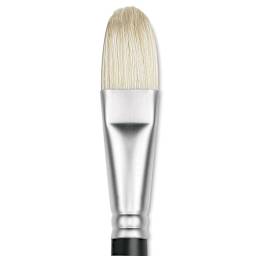 Winsor & Newton Artists' Oil Brush - Filbert, Long Handle, Size 12