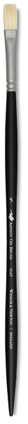 Winsor & Newton Artists' Oil Brushes - Long Handled Flat brush upright