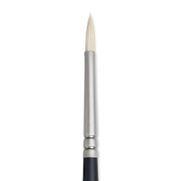 Winsor & Newton Artists' Oil Brush - Round, Long Handle, Size 1