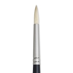 Winsor & Newton Artists' Oil Brush - Round, Long Handle, Size 3