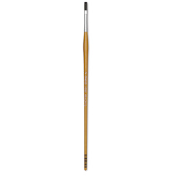 Isabey Isacryl Synthetic Brush - Long Flat, Long Handle, Size 2