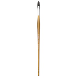 Isabey Isacryl Synthetic Brush - Long Flat, Long Handle, Size 4