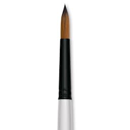 Robert Simmons Simply Simmons Synthetic Brush - Round, Short Handle, Size 10 close up