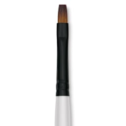 Robert Simmons Simply Simmons Synthetic Brush - Flat Shader, Short Handle, Size 6 close up