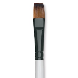 Robert Simmons Simply Simmons Synthetic Brush - Flat Shader, Short Handle, Size 10 close up