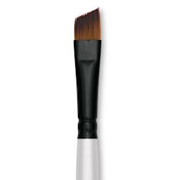 Robert Simmons Simply Simmons Synthetic Brush - Angle Shader, Short Handle, Size 3/8" close up