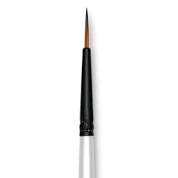 Robert Simmons Simply Simmons Synthetic Brush - Liner, Short Handle, Size 2/0 close up