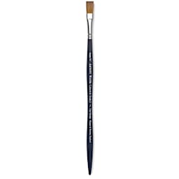 Winsor & Newton Artists' Kolinsky Sable Watercolor Brush - One-Stroke, Short Handle, Size 1/4"