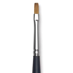 Winsor & Newton Artists' Kolinsky Sable Watercolor Brush - One-Stroke, Short Handle, Size 1/8" close up