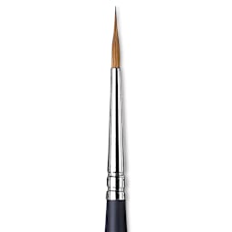 Winsor & Newton Artists' Kolinsky Sable Watercolor Brush - Pointed Round, Short Handle, Size 3