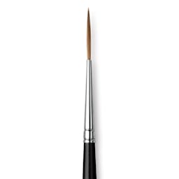 Da Vinci Maestro Kolinsky Brush - Liner, Short Handle, Size 1 close up