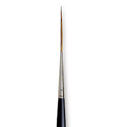 Da Vinci Maestro Kolinsky Brush - Long Liner, Short Handle, Size 1 close up