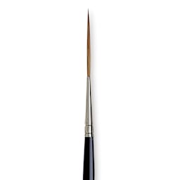 Da Vinci Maestro Kolinsky Brush - Long Liner, Short Handle, Size 4 close up