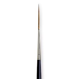 Da Vinci Maestro Kolinsky Brush - Long Liner, Short Handle, Size 5/0 close up