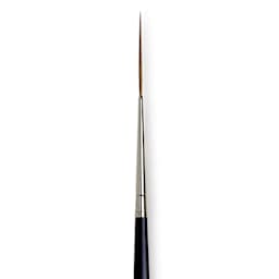 Da Vinci Maestro Kolinsky Brush - Long Liner, Short Handle, Size 10/0 close up