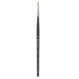 Da Vinci Maestro Kolinsky Brush - Long Tapered Round, Short Handle, Size 0