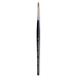 Da Vinci Maestro Kolinsky Brush - Long Tapered Round, Short Handle, Size 3